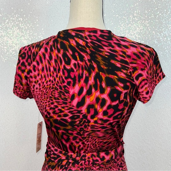 Laundry by Shelli Segal V-neck jersey short sleeves dress - Picture 3 of 16